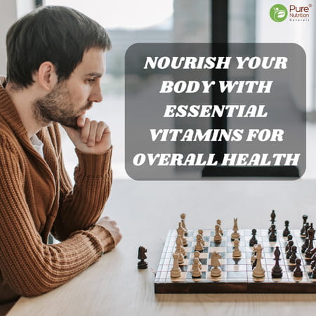 Pure Nutrition Plant-Based Vitamin A Supplement For Healthy Eye Sight - 60 Veg Capsules