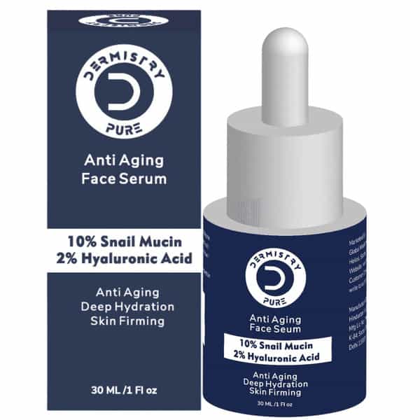 Dermistry 10% Snail Mucin 96 Peptide Anti-Ageing Moisturizer Face Serum Skin Firming Tightening 30Ml