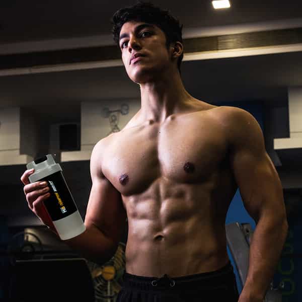 Muscleblaze Tornado Gym Shaker Bottle 500 Ml | Sipper Bottle | Bpa Free Protein Shaker | Grey