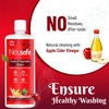 Neuherbs Neusafe Fruits And Vegetables Cleaner - 100% Naturally Washing Liquid Removes Germs- 500Ml