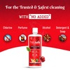 Neuherbs Neusafe Fruits And Vegetables Cleaner - 100% Naturally Washing Liquid Removes Germs- 500Ml