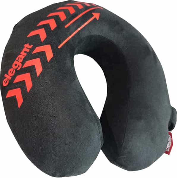 Elegant Arrow Travel Pillow Black