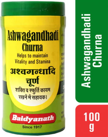 Baidyanath Nagpur Ashwagandhadi Churna - 100 G (Pack Of 2)