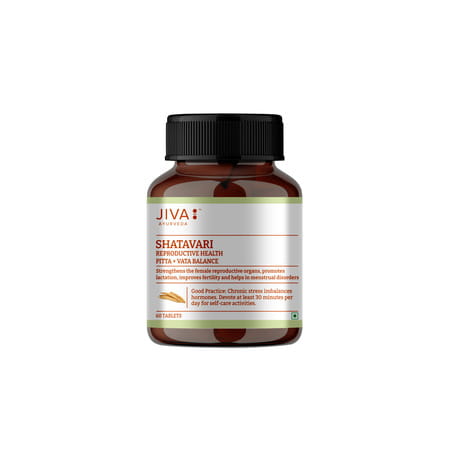 Jiva Shatavari Tablets 500gm Boosts Immunity Goodness Of Shatavari For Adults -60 Tablets(Pack Of 3)