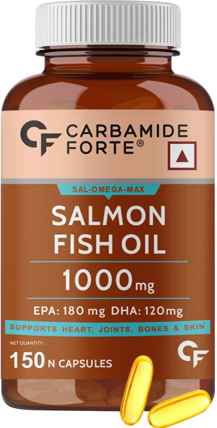Carbamide Forte Salmon Fish Oil Omega 3 Capsule 1000 Mg - 150 Softgel Capsules