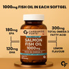 Carbamide Forte Salmon Fish Oil Omega 3 Capsule 1000 Mg - 150 Softgel Capsules