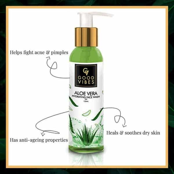 Good Vibes Hydrating Face Wash Aloe Vera - 120 Ml