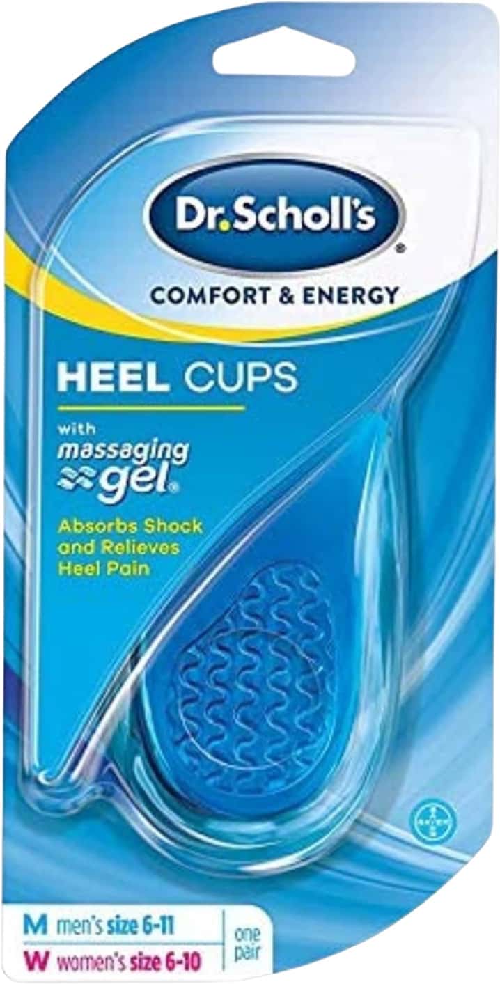 Dr. Scholl Massaging Gel Heel Cups Medium - 1 Pair