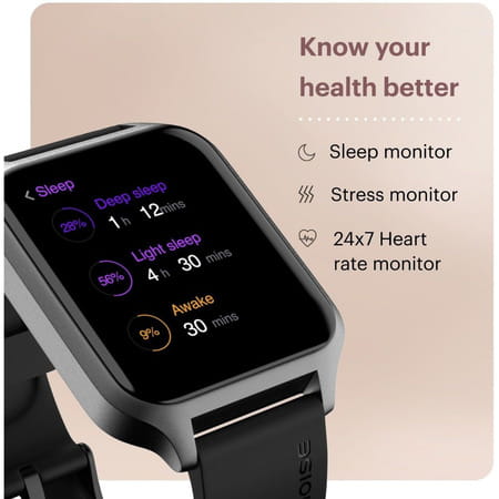Noise Colorfit Brio Smartwatch (Black)