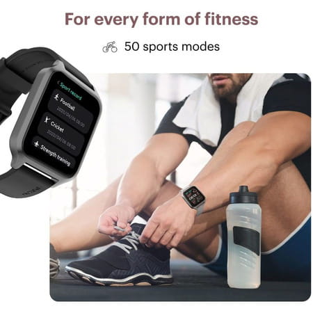 Noise Colorfit Brio Smartwatch (Black)