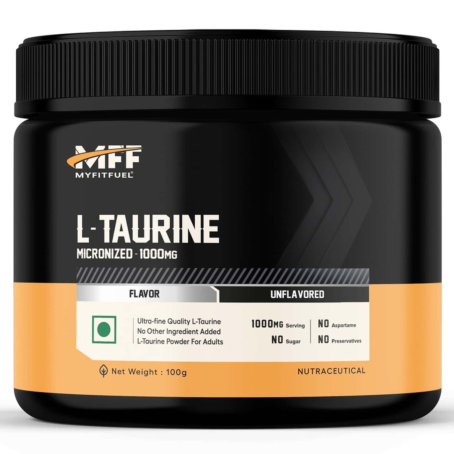 Myfitfuel L-taurine (100 Gm) Unflavoured| Amino Acid