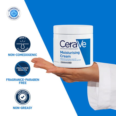 Cerave Moisturizing Cream For Dry To Very Dry Skin - 454gm