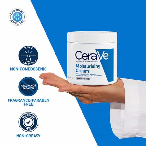 Cerave Moisturizing Cream For Dry To Very Dry Skin - 454Gm