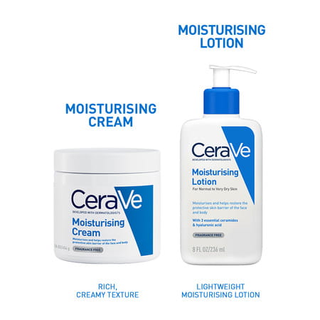 Cerave Moisturizing Cream For Dry To Very Dry Skin - 454Gm
