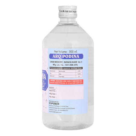 Cipzer Arq Pudina 500ml | Herbal Tonic For Digestion| Nausea Relief & General Wellness