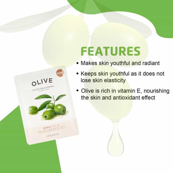 It's Skin The Fresh Mask Sheet - Olive - Pack Of 5