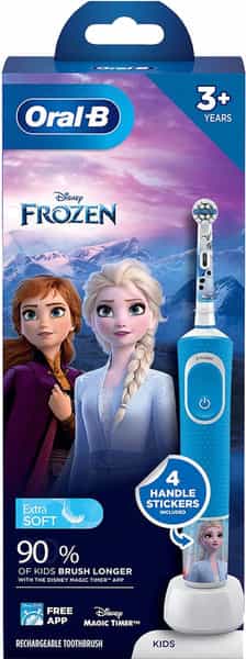 Oral-B Disney Frozen Extra Soft Rechargeable Toothbrush For Kids 3+ Years 1N