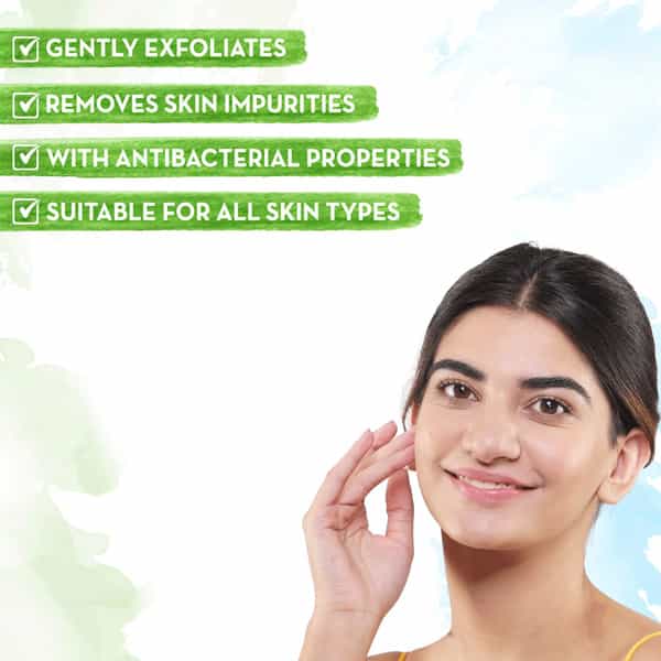 Mamaearth Tea Tree Face Scrub With Tea Tree And Neem For Skin Purification - 100 Gm
