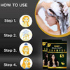 Deemark Black Hair Color Shampoo(20*15ml) - Long Lasting Formula|Herbal Extracts & 100% Ammonia Free