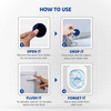 Harpic Flushmatic Aquamarine Toilet Block (Pack Of 3) Packet Of 50 G