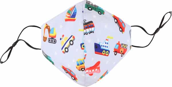 Chicco Kids Face Mask | 3-6 Years | Car Jungle Ship | 3 Unit