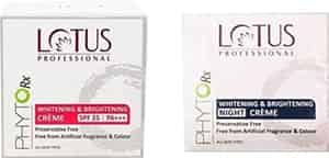 Lotus Herbals Professional Phytorx Whitening & Brightening Day & Night Cream (set Of 2)