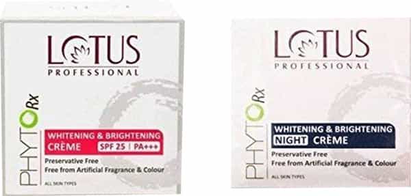 Lotus Herbals Professional Phytorx Whitening & Brightening Day & Night Cream (Set Of 2)
