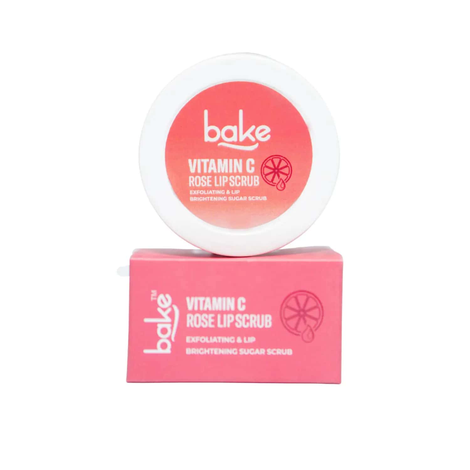 Bake Vitamin C Rose Lip Scrub For Dark Lips | Exfoliates & Hydrates | 25g