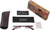 Klar Eye Rectangle Rimless Power Reading Glasses Men And Women Powers +1 To +3.50+2.0 Power Blue