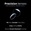 Klar Eye Rectangle Rimless Power Reading Glasses Men And Women Powers +1 To +3.50+2.0 Power Blue