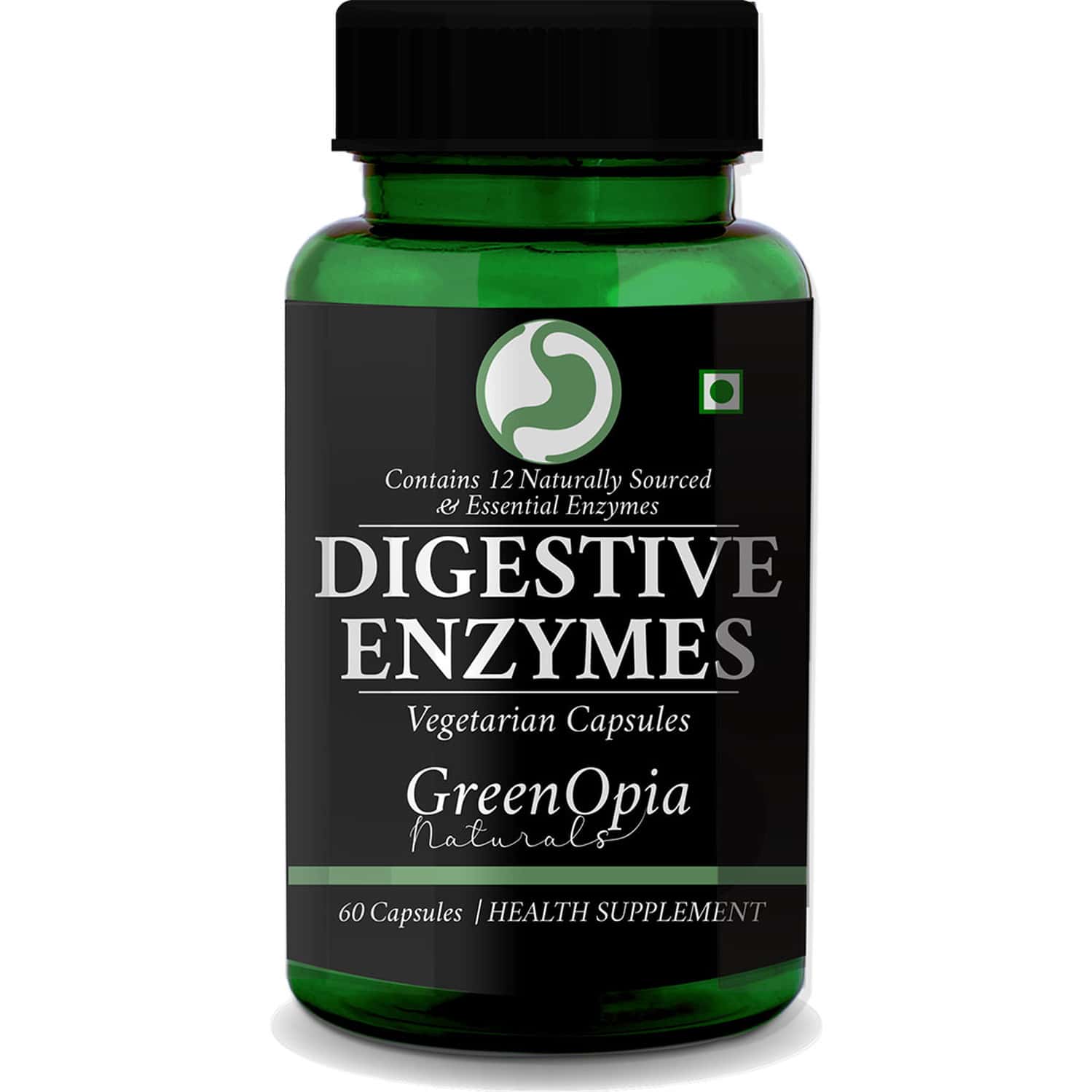 Greenopia Digestive Enzymes 60 Vegetarian Capsules