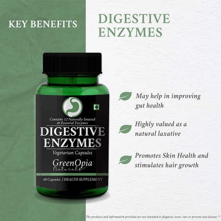 Greenopia Digestive Enzymes 60 Vegetarian Capsules