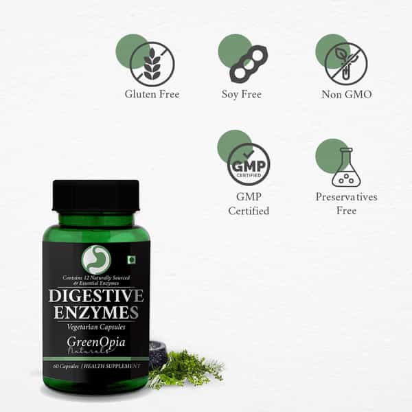 Greenopia Digestive Enzymes 60 Vegetarian Capsules