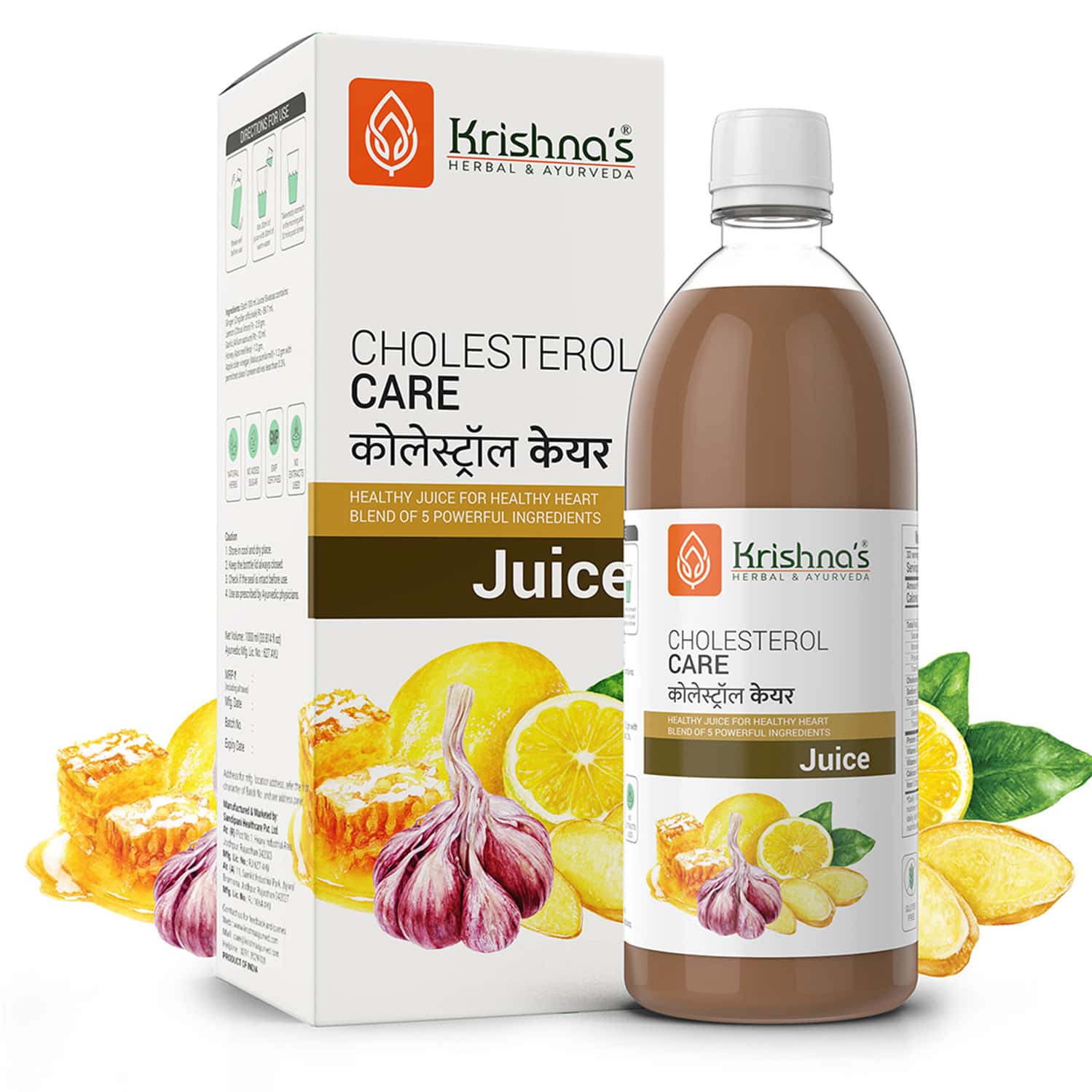 Krishna's Cholesterol Care Juice - 1 Litre
