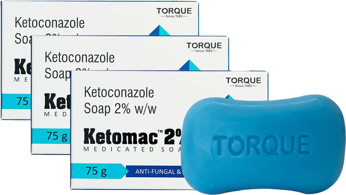 Ketomac 2% Antibacterial Soap For All Skin Type 75gm ( Pack Of 3 )