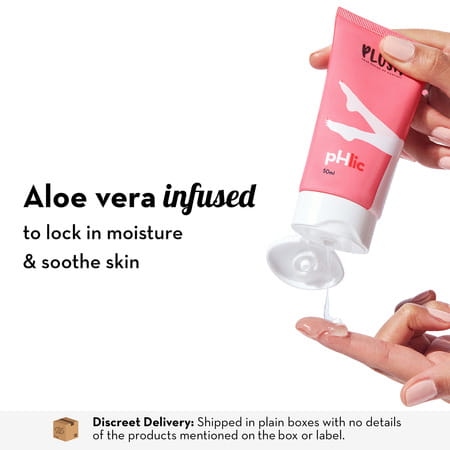 Plush Phlic Lubricant- Strawberry Chill- Water Based + Non Sticky- 50Ml