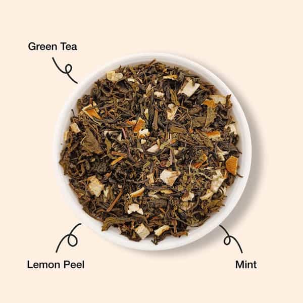 The Infused Kettle Lemon Mint Green Tea (50 Gms)