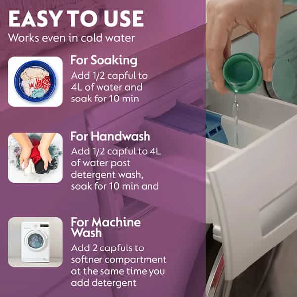 Dettol Laundry Sanitizer - Suitable For All Fabrics (Spring Blossom 960Ml)