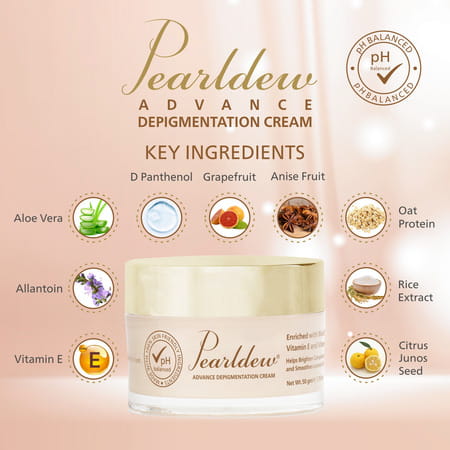 Pearldew Advance De-Pigmentation Cream 50 Gm (Pack Of 4)
