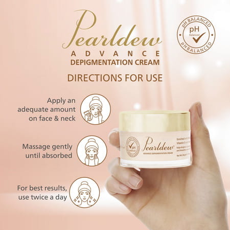 Pearldew Advance De-Pigmentation Cream 50 Gm (Pack Of 4)
