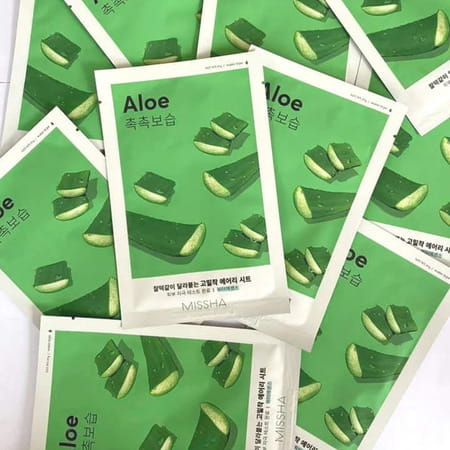Missha Airy Fit Sheet Mask [Aloe] - Pack Of 5