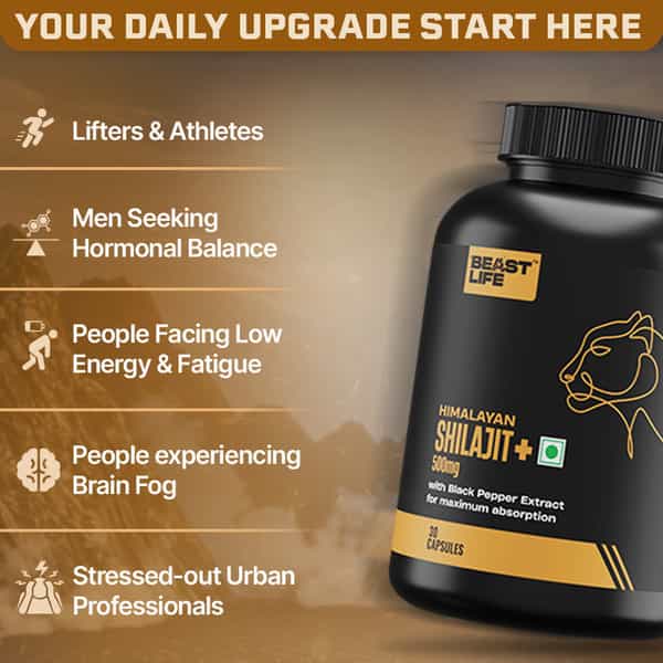 Beastlife Himalayan Shilajit+ Capsules 30N
