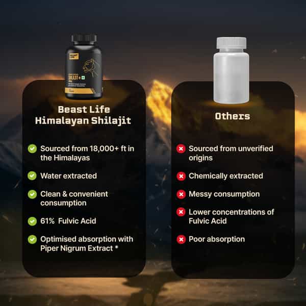Beastlife Himalayan Shilajit+ Capsules 30N