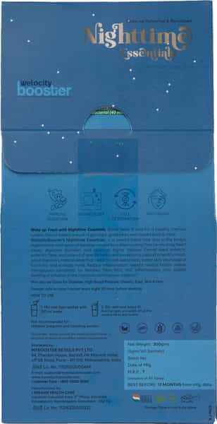 Welocity Booster's Nighttime Essentials- Improves Digestion With Natural Probiotic Blend