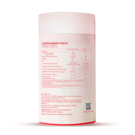 Dr. Morepen Apple Cider Vinegar Gummies With Pomegranate Beetroot Extracts 30 Gummies