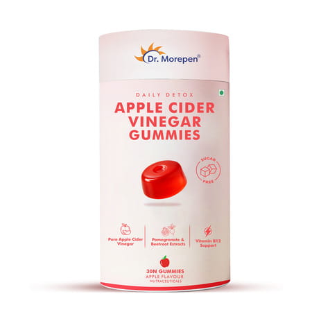 Dr. Morepen Apple Cider Vinegar Gummies With Pomegranate Beetroot Extracts 30 Gummies