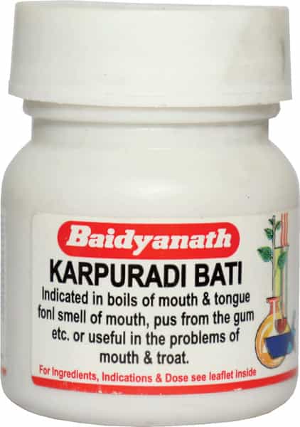 Baidyanath Asli Ayurved Karpuradi Bati 40 Tablets (Pack Of 2)