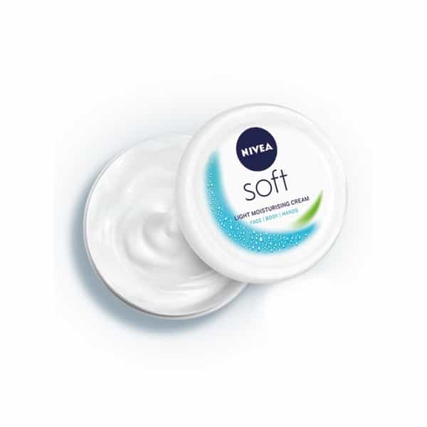 Nivea Set Of 2 Soft Light Moisturizing Non-Sticky Cream With Vitamin E - 300 Ml Each
