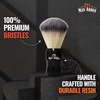 Man Arden Elegant Black Premium Shaving Brush With Ultra Soft&Absorbent Bristles&Long Handle