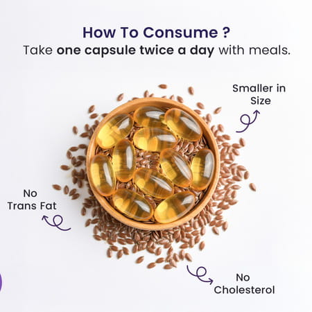 Neuherbs Omega Flaxseed Oil 60 Capsules